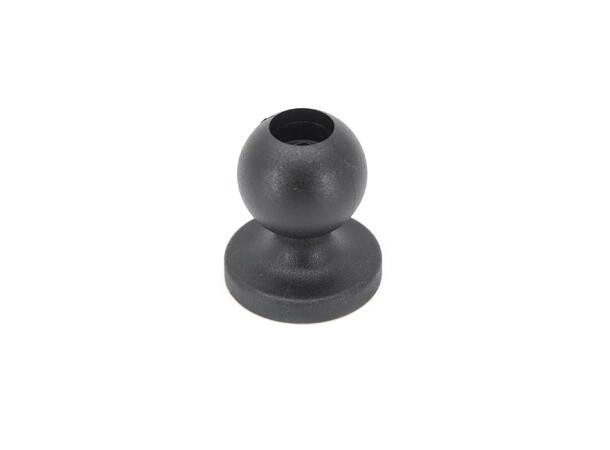 Ball Joint 1", Wall mounted Nylon, 5mm screw hole 