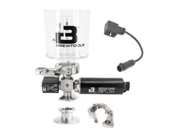 Spunding Kit, TC1.5", Ø2.0mm Solenoid, Sensor, Airlock, Adapter++ 