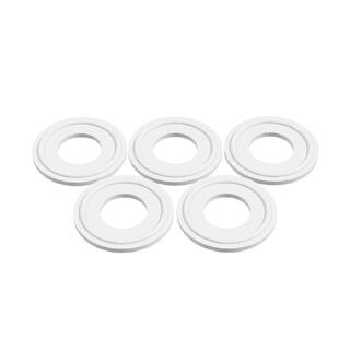 TC Gasket, 34mm, DN15, 5-pack White silicone