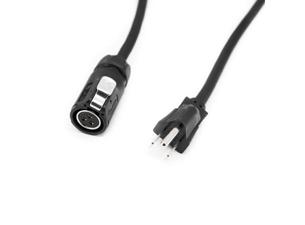 Power cable, 2m, NEMA 5-15P (US) LP20 3-pin female, 3x1.5mm2 