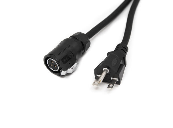 Power cable, 10A, 2m, NEMA 6-15P (US) LP20 3-pin female, 3x1.5mm2 