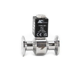 Solenoid valve, TC34mm, NC, DC24V 0-3 bar, 2.0mm orifice