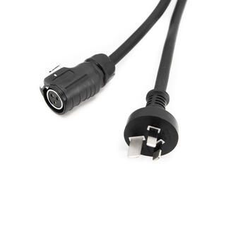 Power cable, 2m, AS/NZS 3112 (AU/NZ LP20 3-pin female, 3x1.5mm2