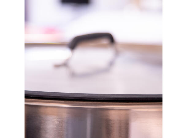 Lid/filter seal, Ø500 Black Silicone 