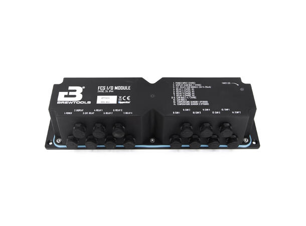 FCS I/O Module, 24V 2A 2xRTD, 5xCAN, 4xRelay 
