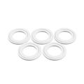 TC Gasket, 34mm, DN20, 5-pack White silicone