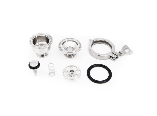 Check Valve, DN20, TC34mm Stainless steel + EPDM 