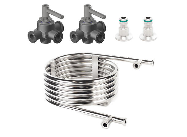 Counterflow Chiller Kit, B100/B180 With valves and accessories 