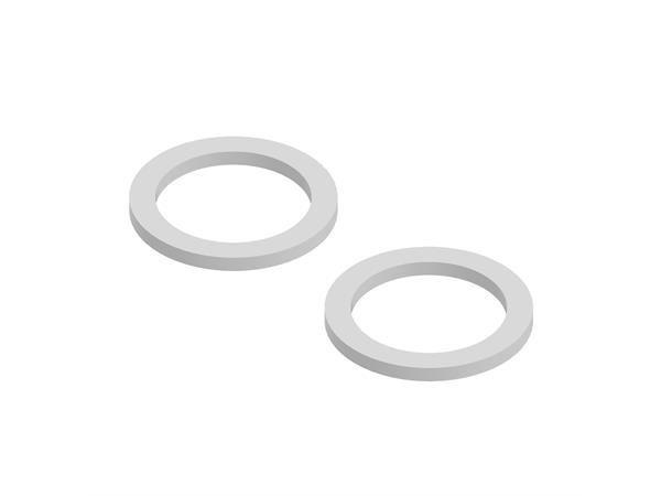 Gasket, 32x24x2.5mm, 2 pcs For TC34mm weldless flange 