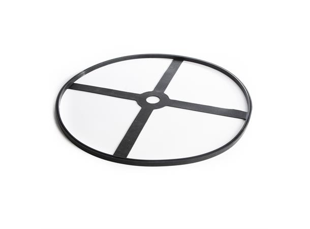 Trubinator Silicone Base, L Ø500, Black, Shore A 60 