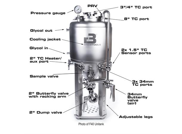 F150 Unitank 40-140 liter capacity 
