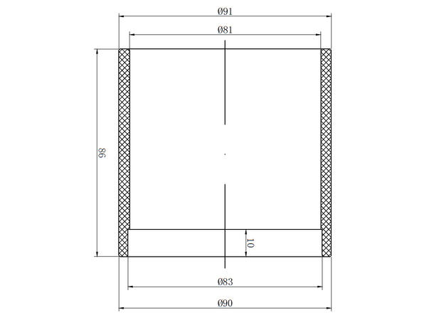 Glass for spunding valve 