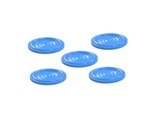 TC Gasket, 34mm, Membrane, 5-pack For pressure measurement 