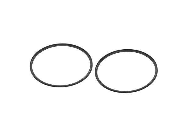 TC Gasket (EPDM), 8" Lipped,  2-pack Low oxygen permeability, black EPDM 