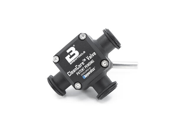 CleanCore™ 3-way valve, TC34mm, Nylon Trial production 3-way valve 