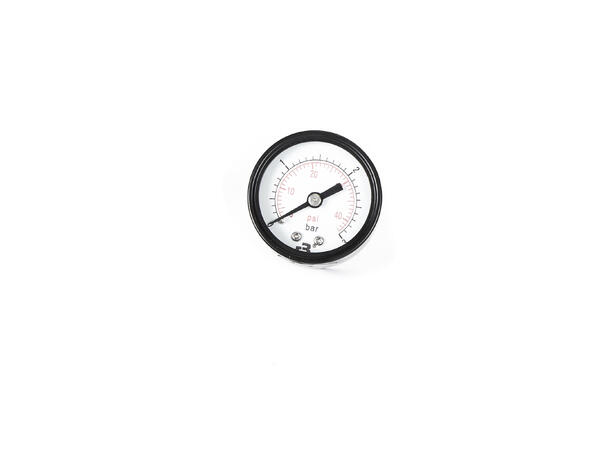 Analog Pressure Gauge, 3/8" pushfit 0-3 bar /  0-42 PSI 