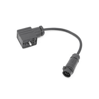 LP12, 2-pin, 100mm, adapter - DIN43650-B LP12 to DIN adapter (DIN43650 Form B)