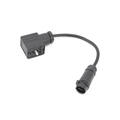 LP12, 2-pin, 100mm, adapter - DIN43650-B LP12 to DIN adapter (DIN43650 Form B)